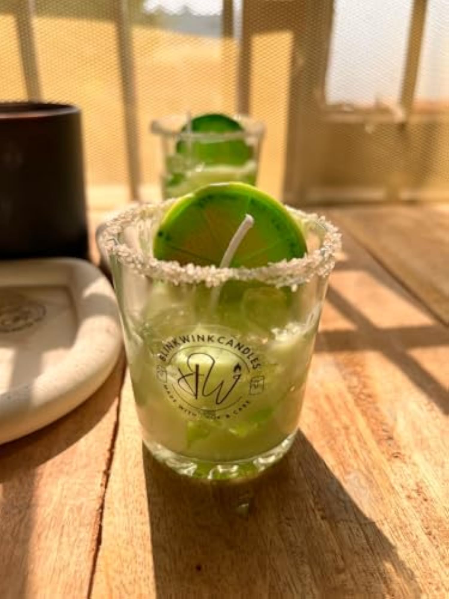 Quirky Mojito Shaped Candle, Lime Slice Topper