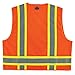 Ergodyne Unisex Two-tone Class 2 Two Tone Surveyors Vest, Orange, Small-Medium US