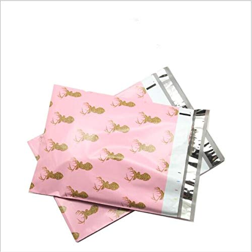 10 pz 26 * 33 cm Addensare Borsa di archiviazione Plastica Plastica Poly Poly Shipping Bag Busta Mailing Sacchetti Regalo Seal Autoadesivo Seal Plastica Buste per spedizioni (Color : Elk Pattern)