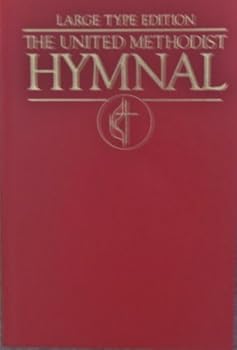 Hardcover Hymnal United Methodist Large Type Dark Red Book