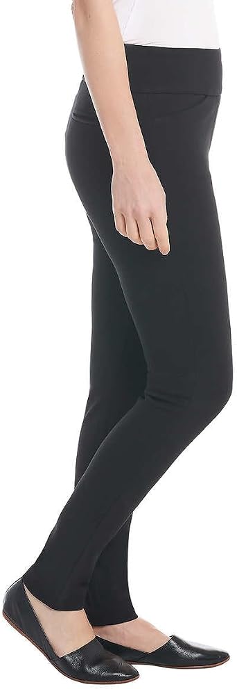 Dalia Womens Pull-On Ponte Pant 4-Way Stretch Fabric