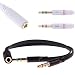 Produktbild Moppi 3.5mm Audio Mic Y Splitter Kabel Kopfhörer Adapter Buchse auf 2 weiblich