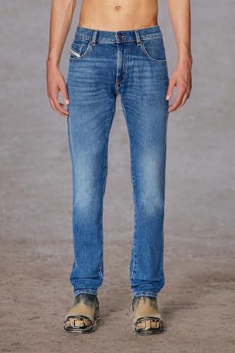 Image of Diesel Mens 2019 D-strukt | Medium waist slim fit with stretch denim comfort