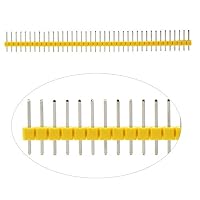 Aussel 6 Farben 2,54mm Breakable Pin Header PCB Board Einreihige 40Pin Steckerleiste für Arduino Shield Pack von 60 (PIN-6C-60PCS) – Ansicht 3
