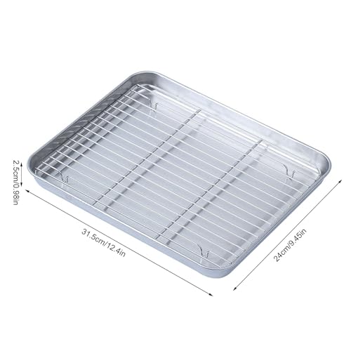 Plaque de cuisson en acier inoxydable grand modèle avec support de cuisine - 7
