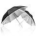 LimoStudio 2 x 33" Double Layer Black/Silver Photo Studio Reflector Umbrella, AGG127