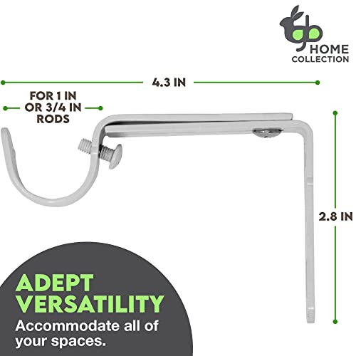 image for gb Home Collection GB Home Adjustable Curtain Rod Bracket, Fits Up to 