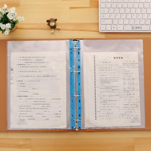 Protège-pages transparents A4 11 trous protection imperméable documents 100pcs