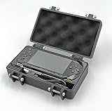 Rugged Protective Carrying Case for PSP 1000 - Holds 4 Games, 4 Memory Cards, USB Charging Cable