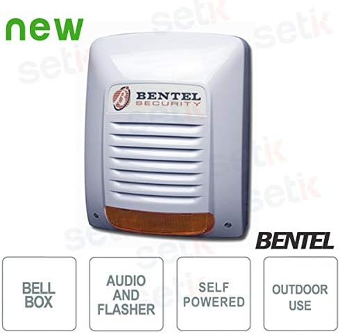 BENTEL NEKA Outdoor Siren - Self-Powered with 4 Alarm Inp… - 1