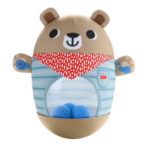 Oso balanceante que fomenta las habilidades motoras gruesas en bebés Fisher-Price JLB83