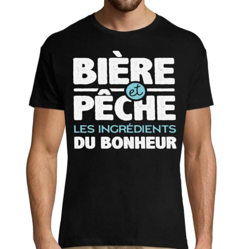 T-Shirt Homme Pêcheur humoristique pour les week-ends de détente au bord du lac