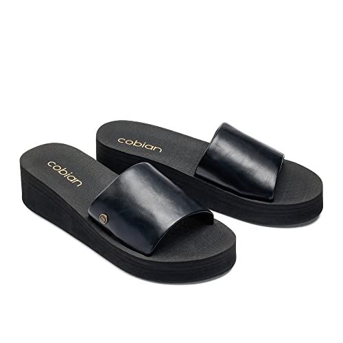 Cobian Women's Seville Slide Black Sandals3