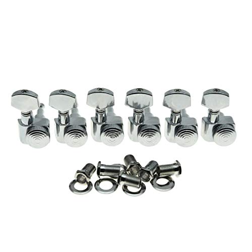 image for Dopro Chrome 2 Pin Locking Guitar Tuners Tuning Keys Pegs Machine Head