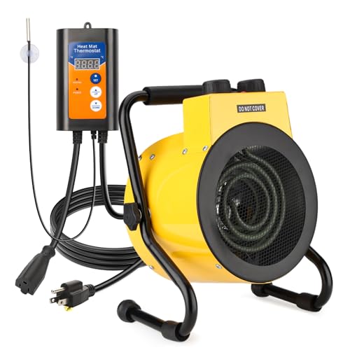 Noarixa Greenhouse Heater with Digital Thermostat