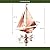 Good Directions Racing Sloop Weathervane, Pure Copper, Boat