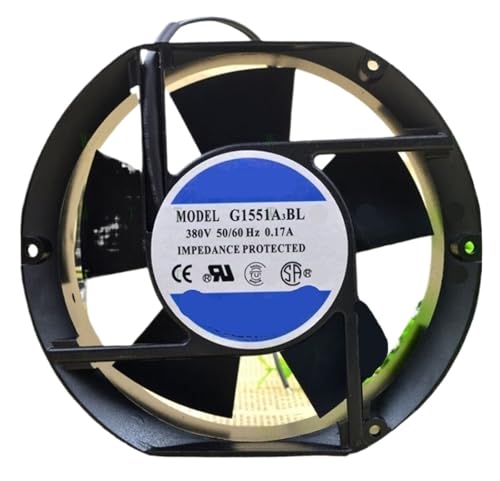 YMUGUEGH G1551A3BL 380V 17251 17CM 0.17A Ventilador de refrigeración
