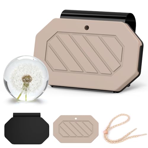 POITEAG Car Air Freshener, 2-in-1 Stone Car Freshener with Visor Clip & Hanging Scent Diffuser, Natural Scent Stone Diffuser, Long-Lasting Odor Eliminator for Car or Home, Textured Open Air