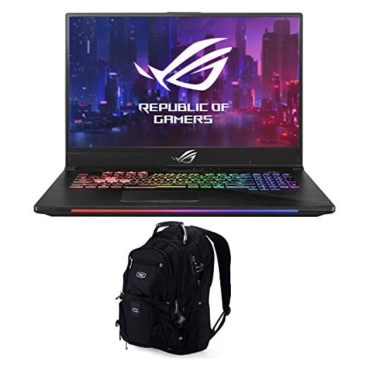 ASUS ROG Strix Scar II GL704GW-DS76 Laptop (Intel i7-8750H, 16GB RAM, 2TB HDD + 1TB sata SSD, 17.3" FHD (1920x1080), GeForce RTX 2070, Win 10 Home) with MichaelElectronics2 Premium Backpack