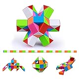 regla magica patrones Entretenimiento y resolución de acertijos: la regla mágica tiene una estructura exquisita y es fácil de operar. Este es un juguete de modelado que se puede doblar y girar libremente.Cada bloque triangular tiene cuatro puntos fijos, cuando lo gira en su lugar, emitirá un sonido nítido y no se deformará ni aflojará.