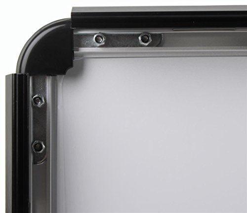 Sidewalk Sign For Outdoor Use, Double-Sided Poster Frame For 30 X 40 Graphics, Water-Fill Base With Wheels, And Spring Supports To Combat Winds - Black #TOP2