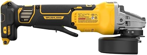 Vista 4 de DEWALT Amoladora angular inalámbrica sin escobillas de 20V MAX* XR de 4-1/2-5 pulgadas (solo herramienta) (DCG410B)
