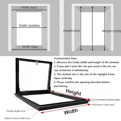 Claraboya con ventilación manual y visión multiángulo regulable para iluminación de techos 3