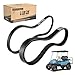 10L0L Golf Cart Drive Belt & Starter Generator Belt Kit for Club Car DS 1992-Up & Precedent 2004-Up, Compatible with FE290, FE350 and Kawasaki OHV Engine, Replaces OEM 101916701