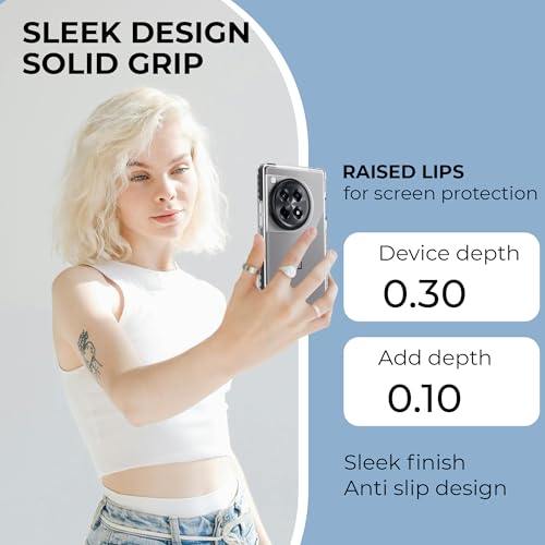 Image of A rtistque Ultra Stylish Back Cover Case for OnePlus 12R 5G | Premium Shockproof TPU | Protective Design | OnePlus 12R 5G Cover - Black