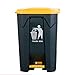 BLLYAYR Bacs à ordures Grande poubelle en plastique, cuisine extérieure couverte Hôtel communautaire commerciale avec poubelle à pédale couverte 50L, 80L, 100L Cuisine & Maison Bacs à ordures