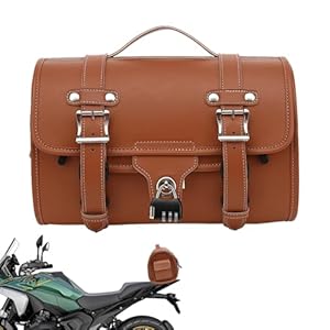Generisch Retro Motocross Satteltasche Motorrad-Hecktasche