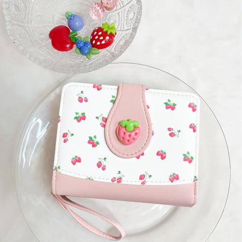 Image of Sunwel Fashion Girls Cutest Prints Wallet Card Slots Small Wallet with Zipper Coin Pouch Wallet for Women
