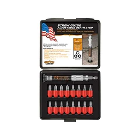 Montana Brand MB-64868 17 Piece Adjustable Depth Stop Screw Guide Set Cover
