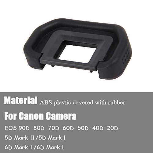 EOS 6D MarkⅡ Visor ocular para cámara digital Canon, EOS MarkⅡ / 6D MarkⅡ / 90D/80D/70D/60D/50D/40D/20D/5D [2 paquetes], reemplaza el ocular EB, accesorios de visor de cámara Fire Rock EB - imagen 3