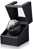 Los Gatos Uhrenbeweger 1 Uhr Automatik Uhrenbeweger: Watch Winder für Automatikuhren mit Batteriebetrieb oder Netzteil Uhrendreher für Herren und Damen