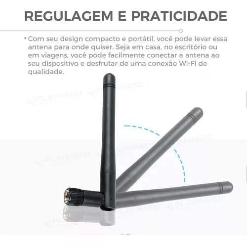 Adaptador Receptor Antena Wireless USB WiFi 1200 Mbps - Conexão Rápida para PC, Notebook e Consoles