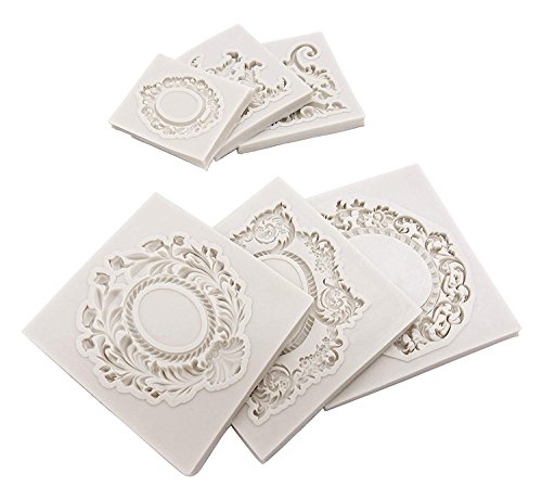 Stampi in silicone con fregi in stile barocco a