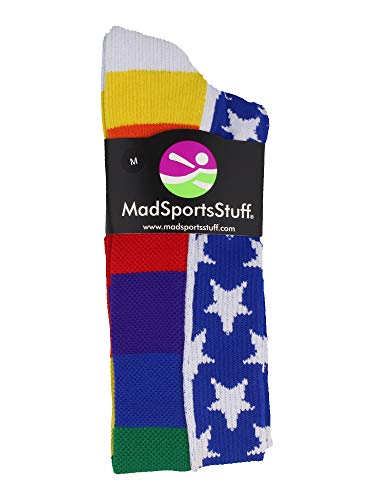 MadSportsStuff Rainbow Pride Over the Calf Socks4