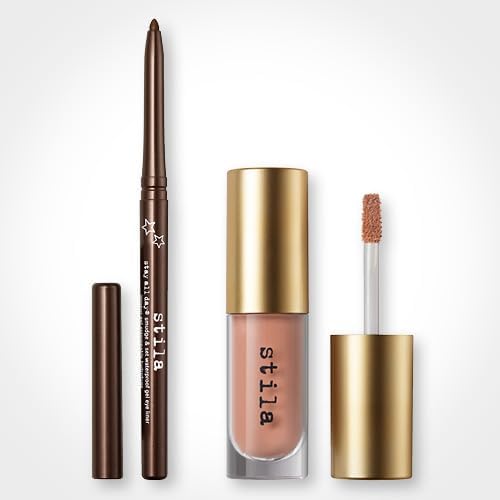 Sandy Matte Liqua Play Eyeshadow + Stay All Day® Smudge & Set Gel Liner in Damsel | Eye Makeup Bundle for Blue Eyes | Long-Wear, Waterproof, Blendable & Budge-Proof