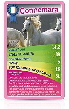 Horses and Ponies and Unicorns Top Trumps Card Game