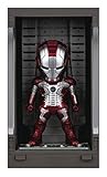 figuras vintage Brand: Beast Kingdom Toys Beast Kingdom Toys Iron Man 3 Mini Egg Attack Action Figure Hall of Armor Iron Man Mark V 8 cm (MEA-015E)