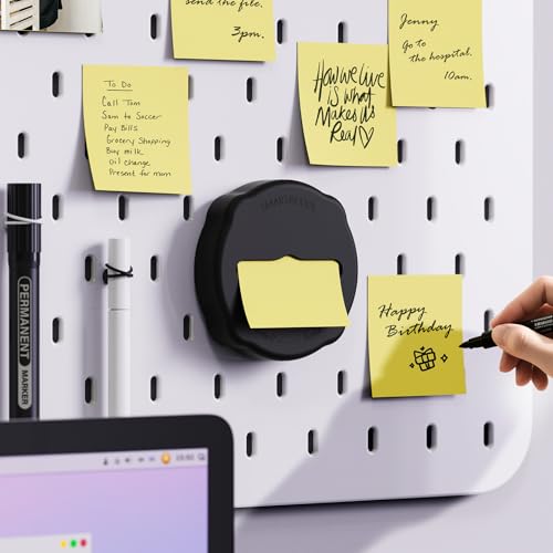 Distributeur de notes magnétiques robuste SMART&COOL noir au design minimaliste - 6
