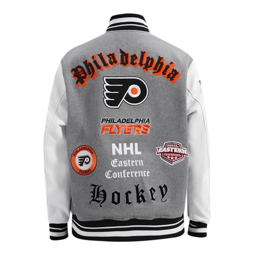 Image of Pro Standard Mens NHL Old English Varsity Jacket