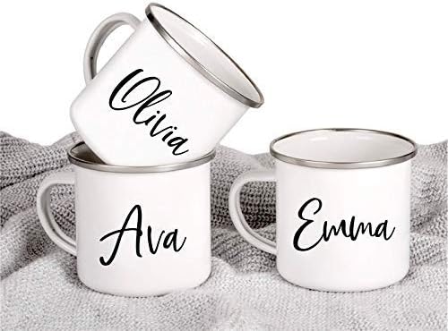 Miniatura 2 de Andaz Press Taza de café personalizada de acero inoxidable de 11 onzas, Flirt, paquete de 2, nombre personalizado, despedida de soltera, damas de