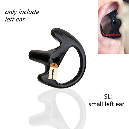 Auriculares de repuesto de silicona Lsgoodcare moldes duraderos para tubo acústico walkie talkie 3