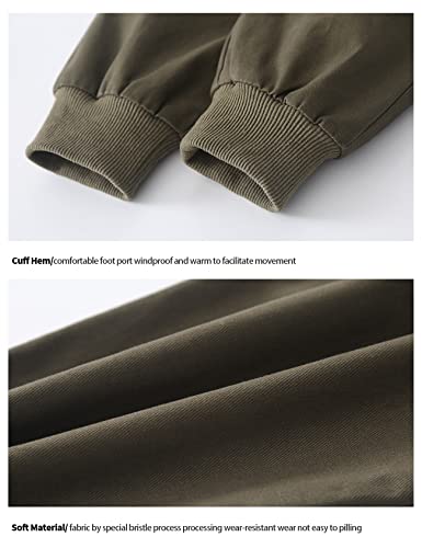 Gihuo Girls Cargo Jogger Pants Drawstring Multi Pocket Kids Casual Cotton Hiking Pants For Street Hip Hop(Army-M) #TOP4