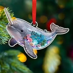 Narwhal Acrylic Ornament