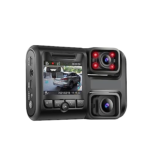 Cámara de coche 4K dual con Wi-Fi y chip Novatek 96663 para grabación en vídeo Ultra HD