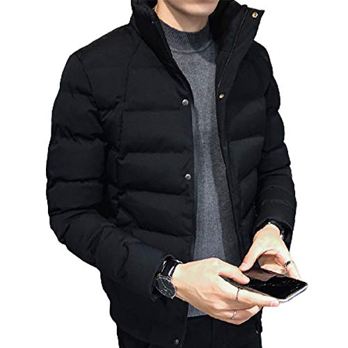 Manteau en duvet de coton pour hommes AKT, doudoune décontractée d'hiver col montant
