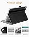 DTTO for iPad Mini 4 Case, Premium Leather Folio Stand Cover Case with Multi-Angle Viewing and Auto Wake-Sleep Function, Front Pocket for iPad Mini 4 - Black